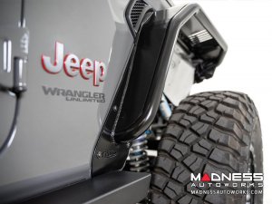 Jeep Wrangler JL Tube Fenders - Stealth Fighter - Front - w/o Turn Signal / Running Lights